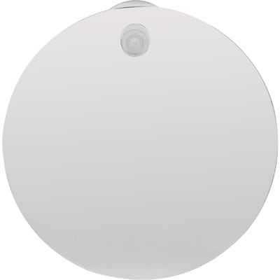 Ronde Douchespiegel Anti-condens Scheerspiegel Wandhangend Onbreekbare Spiegel voor Badkamer white