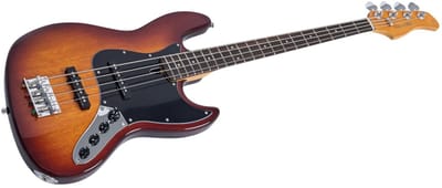 Sire V3N 4/TS Marcus Miller 4-snarige Actieve Jazz Bas Tobacco Sunburst met 2-Bands Preamp