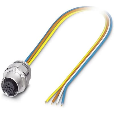 Phoenix Contact 1535215 Sensor/actuator inbouwconnector M12 Aantal polen (sensoren): 4 Bus, inbouw 0.50 m 1 stuk(s)
