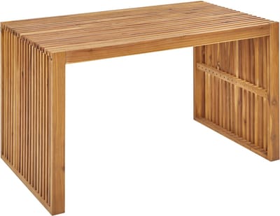 BELLANO - Tuintafel - Lichthout - 120 x 70 cm - Acaciahout