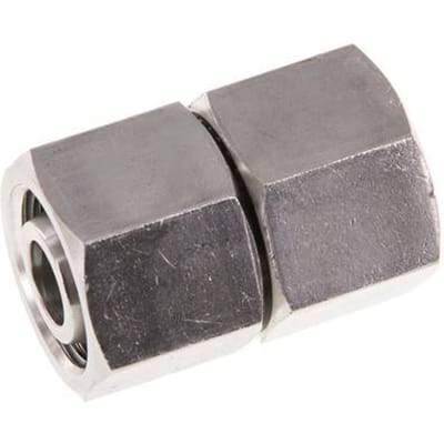 12L RVS Rechte met Draaidoorvoer 315bar FKM O-ring en Afdichtconus ISO 8434-1