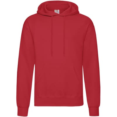 Fruit of the Loom Heren Klassieke Hoodie (Rood)