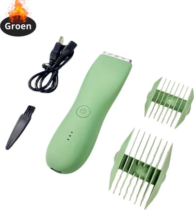 Nivard Tondeuse - Bodygroomer Mannen - Scheerapparaat - Baardtrimmer - Groen