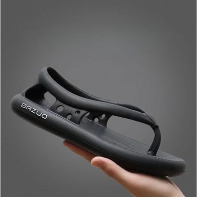 al EVA Heren Platte Slippers Platform Concaaf Pantoffels Huis Anti-slip Slides voor Koppels Zachte Zool Strand Sandalen Sandalias 36-37 gray