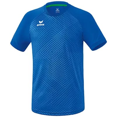 Erima Madrid Shirt Korte Mouw Kinderen - New Royal | Maat: 164