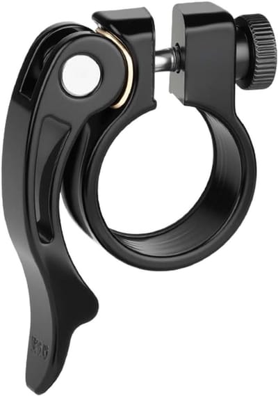 Zadelpenklem - Fietszadel Klem - Zadelhoogte Aanpassen - Gereedschapsvrije Hendel - 34.9mm - Zwart