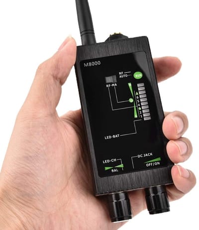 Dailygoody - Mini Signaaldetector - Radiodetector voor Auto - Ideaal voor Thuis en Kantoor - EU-stekker - Signaal Detectie Tool - Voor Veiligheid - Co...