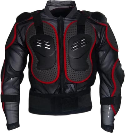 Beschermend Motorjack Body Protector voor Motorcross, Mountainbike en Snowboard - Rug- en Polsbescherming