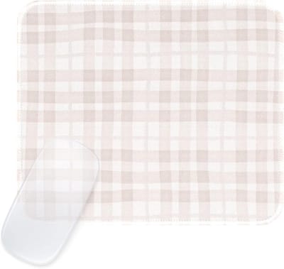 Gestreepte muismat met waterdicht bloemenontwerp, antislip rubberen basis, grappige bureauaccessoires voor computergebruik, ideaal voor thuis en op kantoor