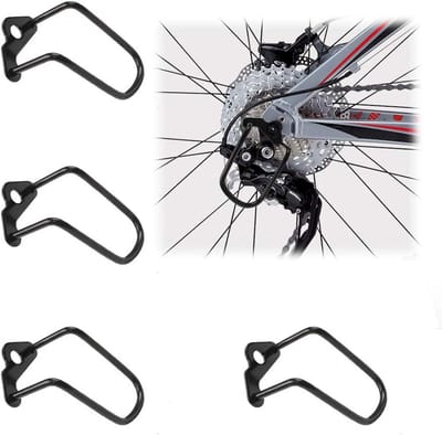 Fiets Derailleur Beschermer Set 4 Stuks - Universele Achterderailleur Guard Voor Mountainbike en Racefiets