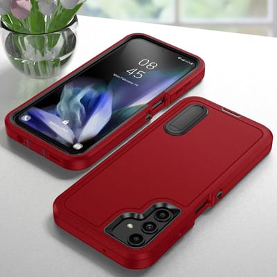 Hoesje Voor Samsung Galaxy S25 S22 S23 FE S24 Ultra Plus Volledige Body 3-in-1 Schokbestendig Robuust Krasbestendig Robuuste Kickstand Cover for Galaxy S25 Ultra gray