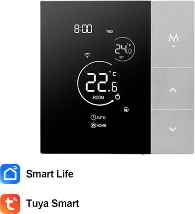 Rolu Thermostaat – Slimme Thermostaat – Thermostaat Voor CV – Tuya Smart Home – Google Home - Wifi