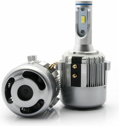 TLVX H7 LED Geschikt voor Volkswagen Dimlichten - VW Golf 6 - Golf 7 - Sirocco Touran - T-Roc - Tiguan - Mercedes Vito - MK6 - MK7 – Silver - 12V - 2 Stuks