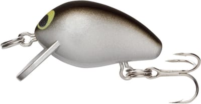 Sinker Lure - Zinkende Kunstaas - Zoetwater Vissen - Verbeterde Verf - 25mm - Zilver Zwart