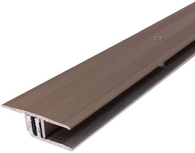 Vloerprofiel Aluminium - Overgangsprofiel Profiel - Vinyl Vloeren - Verstelbare Hoogte - 100 cm Lengte - Zilver