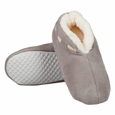 Apollo Spaanse sloffen/pantoffels - voor peuters - grijs - maat 31-32 - warme winter sloffen