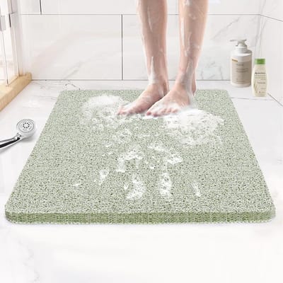 Antislip Douchemat 61 x 61 cm voor Ouderen - Mintgroen - Ideaal voor Badkamer