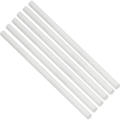 Bâtonnets d'humidificateur de remplacement, filtre en coton, noyau de 10mm, mèches de filtre en coton pour USB Portable, 10 pièces 6pcs white