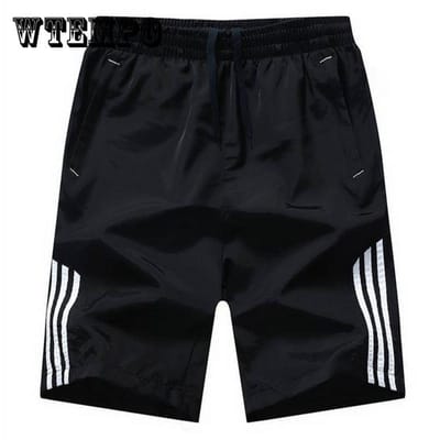 Running Fitness Sportshorts Heren Grote maat Casual strandbroek Zomer Dunne vijfpuntsbroek voor heren 7XL wit