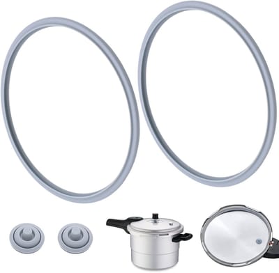 Vervangende Siliconen Sealing Ring 22 cm voor Drukpan, Geschikt voor Koken met Kooksignaal en Perfecte Pasvorm voor Diverse Modellen