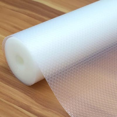 Antislipmat - 45*500cm - Ladematten - Koelkastmat - EVA antislipmat - Lademat keuken - Vloermatten - Kastmat - Kofferbakbeschermingsmat - Antislipmat keukenlade - waterdicht, oliebestendige - voor planken, kledingkast, koelkast, dressoir -transparant