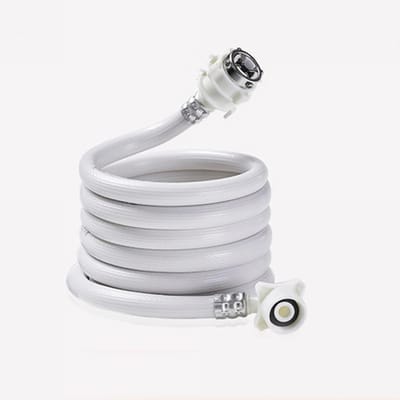 PVC Wasmachine Wateraanvoerslang met Stalen Connector Verlengbuis Wasmachineslangen voor 1m/39.4in gray