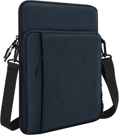 Tablethoes 12,9 inch voor iPad Pro, iPad Air en Surface Pro met handvat en schouderriem, ideaal voor onderweg en bescherming
