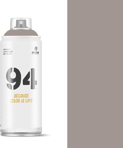 MTN94 Balboa Grijze spuitverf - 400ml lage druk en matte afwerking