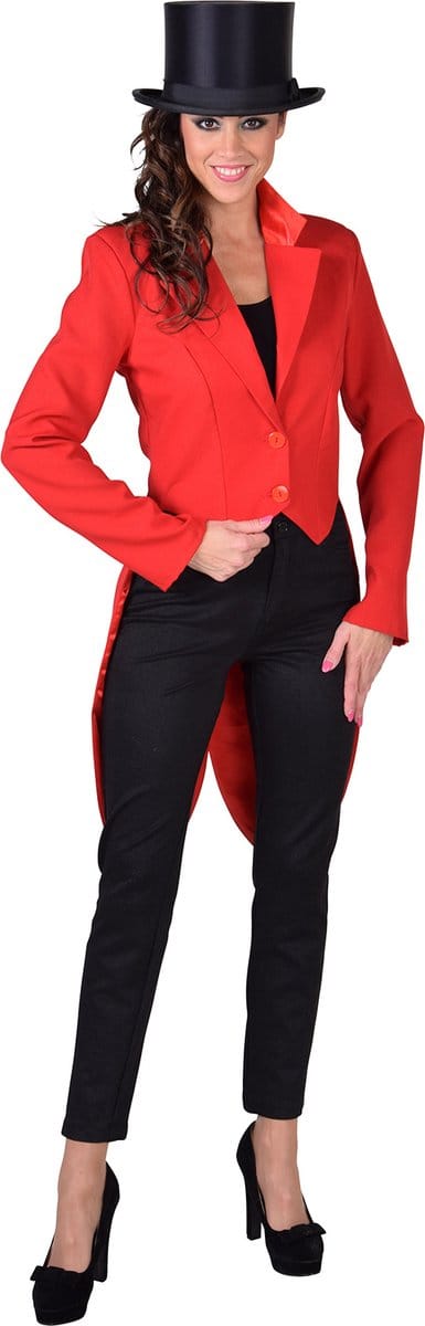 Magic Design Slipjas Cabaret Dames Polyester Rood Maat L