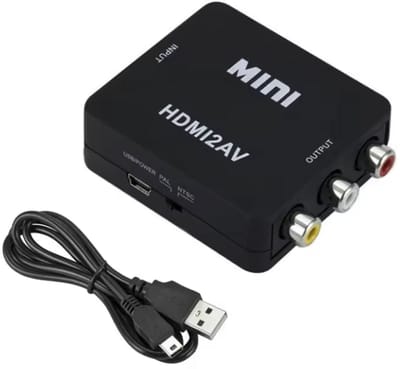 CHPN - HDMI naar AV converter - AV Up-Scaler - 1080p - HDMI naar AV-Converter - Zwart HDMI2 AV -