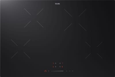 ETNA KI377ZT - Inductiekookplaat (77 cm) - 4 kookzones - Sliderbediening - Keramisch glas - Kinderslot - Panherkenning - 4 Timers