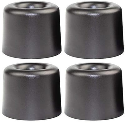 Deurstoppers 4 stuks Ø 25 mm - Kunststof Deurbuffers voor Muur- en Meubelbescherming