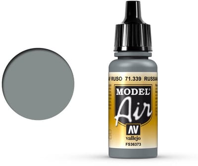 Vallejo Hobbyverf Acrylverf - 71339 Model Air Russian AF Grey N.3 - Acryl Verf flesje - 17 ml