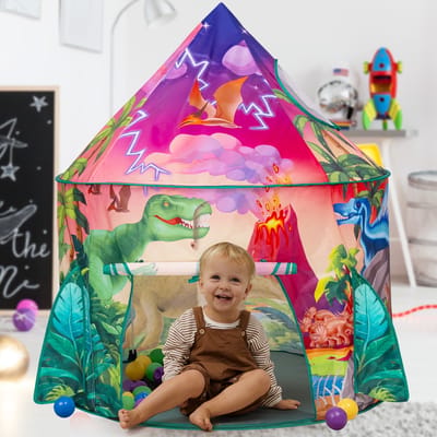 Dinosaurus Kinderen Genieten van Tent Pop-Up Speelhuis Binnen Buiten Tent Collectie ontworpen voor Peuters Kinderen Leeftijd 3 5 6 8 Geboortedatum Kerstcadeau
