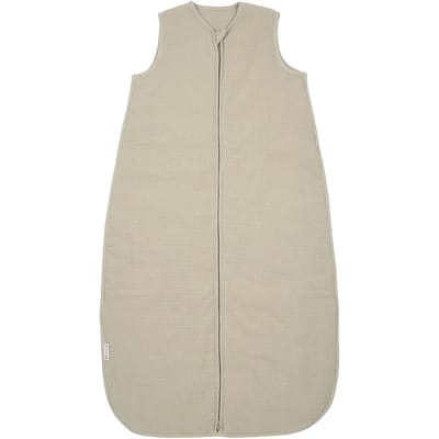 Meyco Baby Uni Baby Slaapzak Gevoerd - Pre-washed Hydrofiel - Sand - 110cm - 2.0 TOG