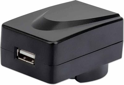 Manhattan 102155 USB-oplader Thuis Uitgangsstroom (max.) 1 A 1 x USB 3.2 Gen 1 bus A (USB 3.0) Met adapter voor Austral