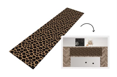 Keukenloper - Loper keuken - Patroon - Jaguar - Stippen - 200x50 cm - Keukenloper vinyl