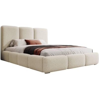 Bedframe Briar bouclé met opbergruimte 180x200 | NADUVI Collection