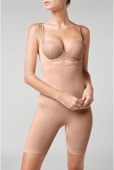 Next - Dames - Wear Your Own Bra - Body met sterke buikcorrectie - Huidkleur