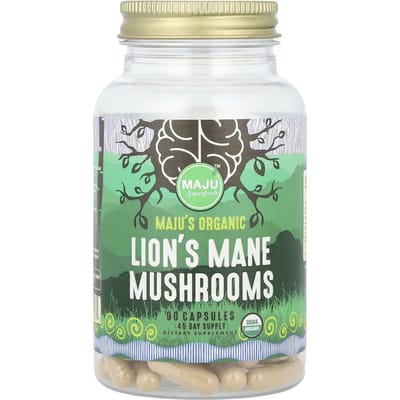 Maju Superfoods, Champignon Crinière de Lion Bio, 90 Capsules
