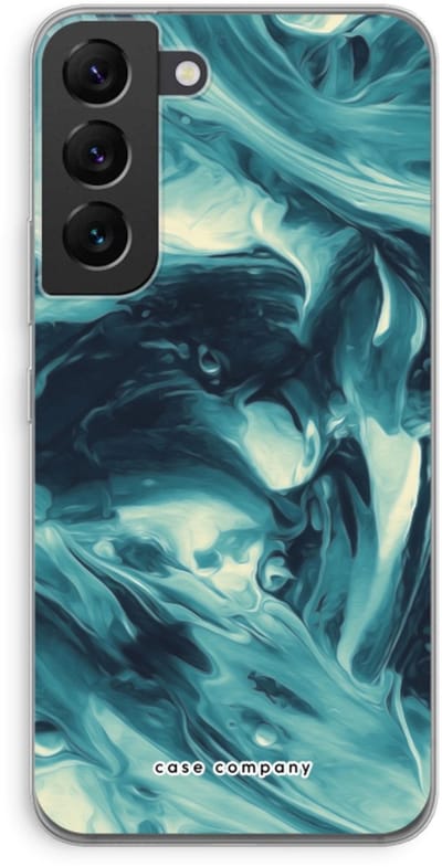 Case Company® - Hoesje geschikt voor Samsung Galaxy S22 hoesje - Dreaming About Whales - Soft Cover Telefoonhoesje - Bescherming aan alle Kanten en Schermrand