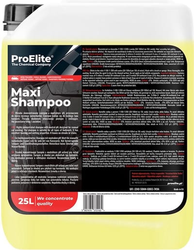 Pro Elite | Profesionele Auto handwas | Wasschuim | Maxi Shampoo | Auto Reinigen | Voertuigen reinigen | Auto Shampoo wassen | Exterieur reiniger auto | Car cleaner | Cleaner | Concentraat