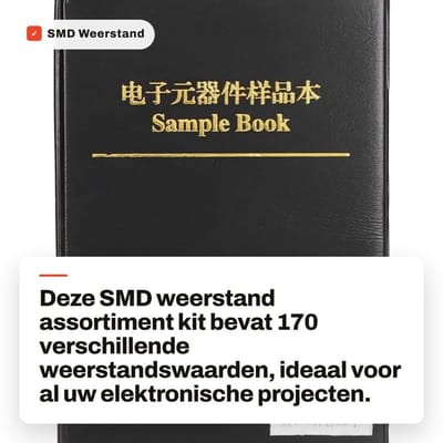 Dailygoods - SMD Weerstand Assortiment Kit met 170 Soorten