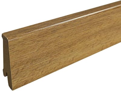 Plint voor vloer - Vloerplint MDF - Afwerking Vloer - Waterdicht verlijmd - 240 cm - Natuurlijk Eiken