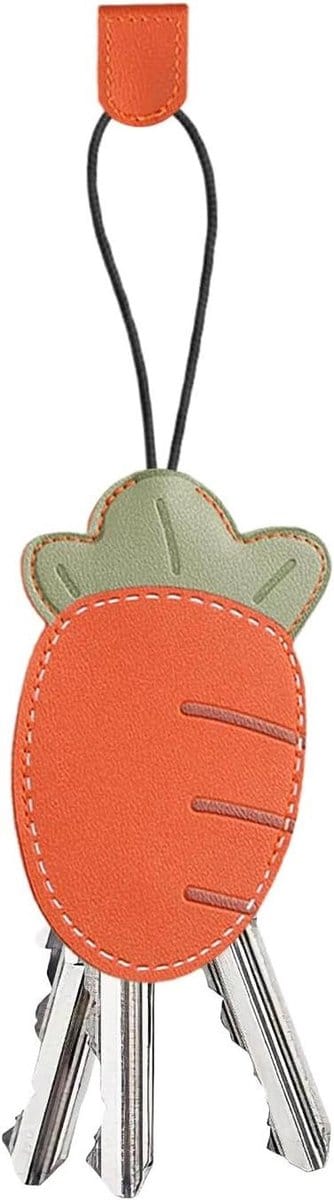 Sleutelhoes - Sleutelhanger Organizer - Autosleutels Beschermen - Unieke Vormen - ca. 11 x 8.6 cm - Bruin