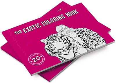 'The Exotic Tiger King' Kleurboek