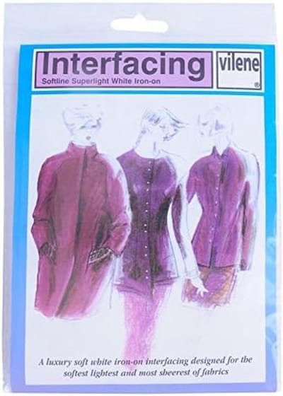 Strijkbare Tussenvoering Medium Wit - 50x90 cm voor Textiel en Handwerk