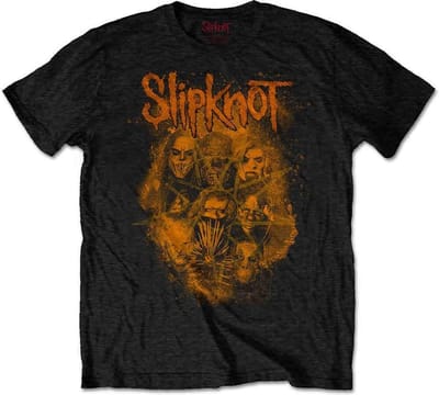 Slipknot - WANYK Orange Heren Tshirt - L - Zwart