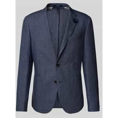 Slim fit 2-knoops colbert van linnen, model 'Hoverest'