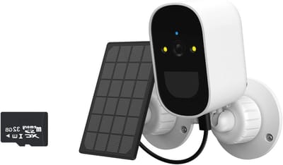 Beveiligingscamera Solar - Draadloze Camera - Buiten Bewaken - Menselijke Detectie - 2MP HD - Wit